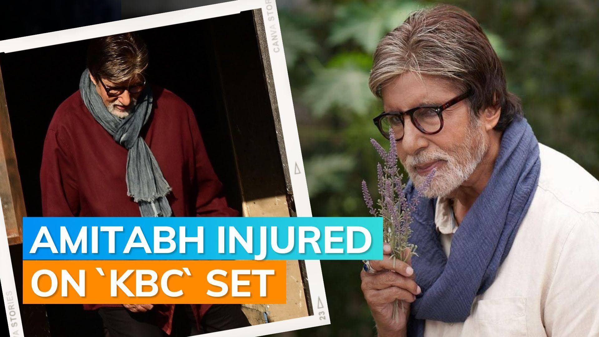 Amitabh Bachchan reveals he cut a vein on his leg, was rushed to hospital 