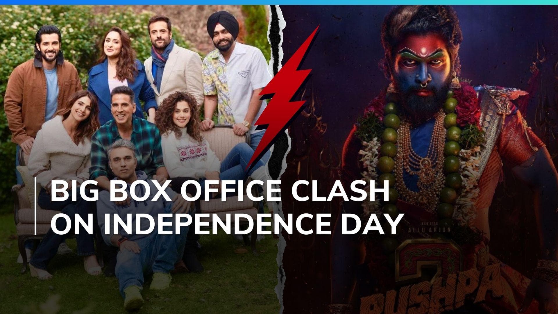 Akshay Kumar’s ‘Khel Khel Mein’ to clash with Allu Arjun’s ‘Pushpa 2’ and John Abraham’s ‘Vedaa’ 