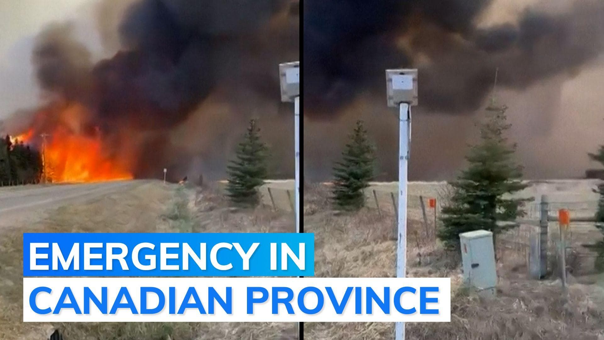 25,000 flee out-of-control wildfires in western Canada