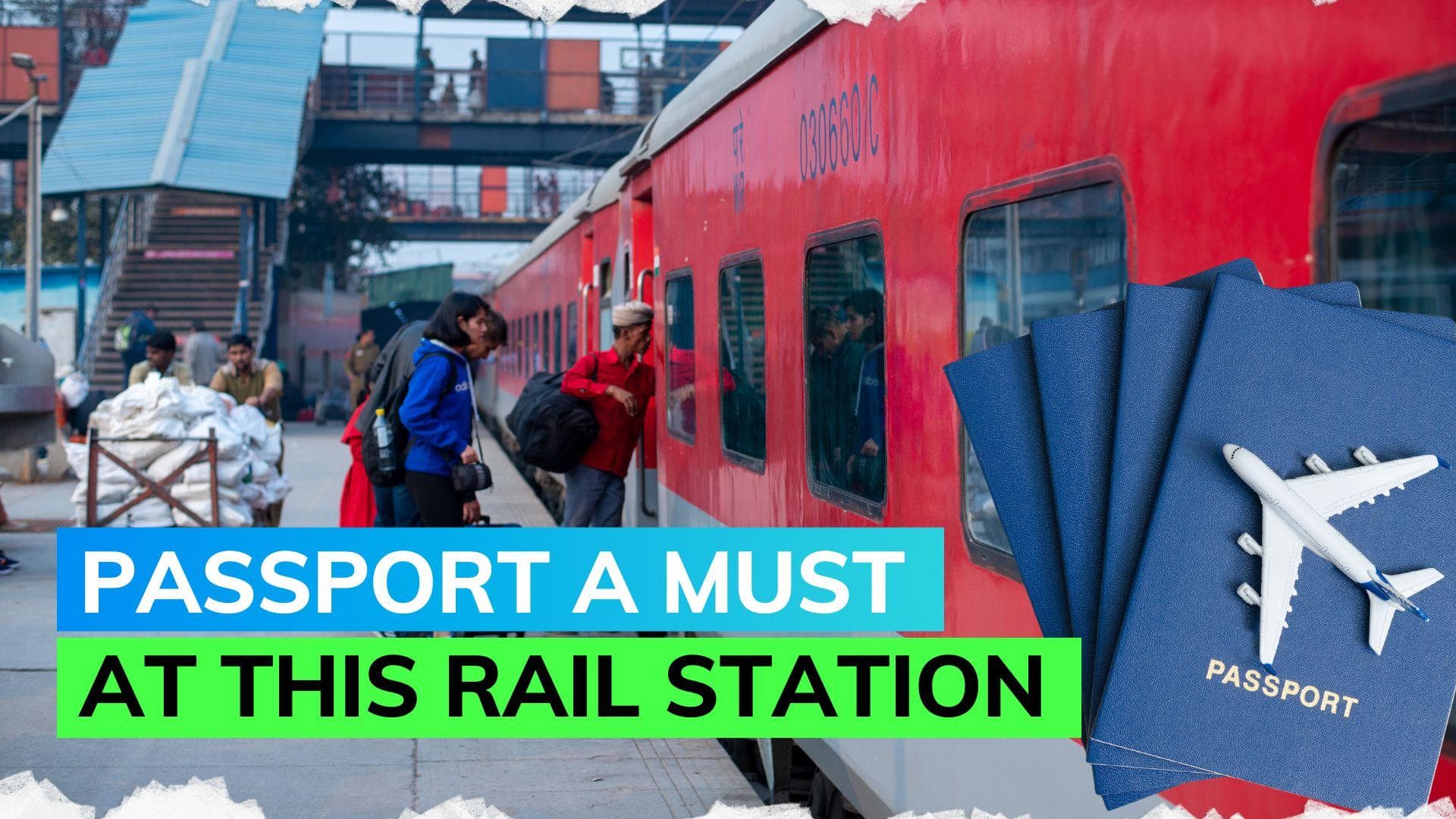 Even Indian travelers need passport and visa at this Indian railway station; know where it is located