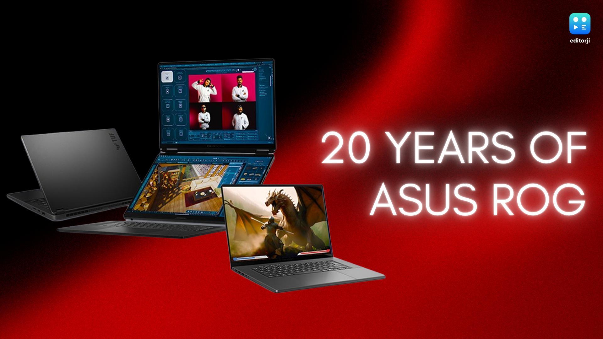 Asus ROG goes big for its 20th birthday with new gaming and creator laptops