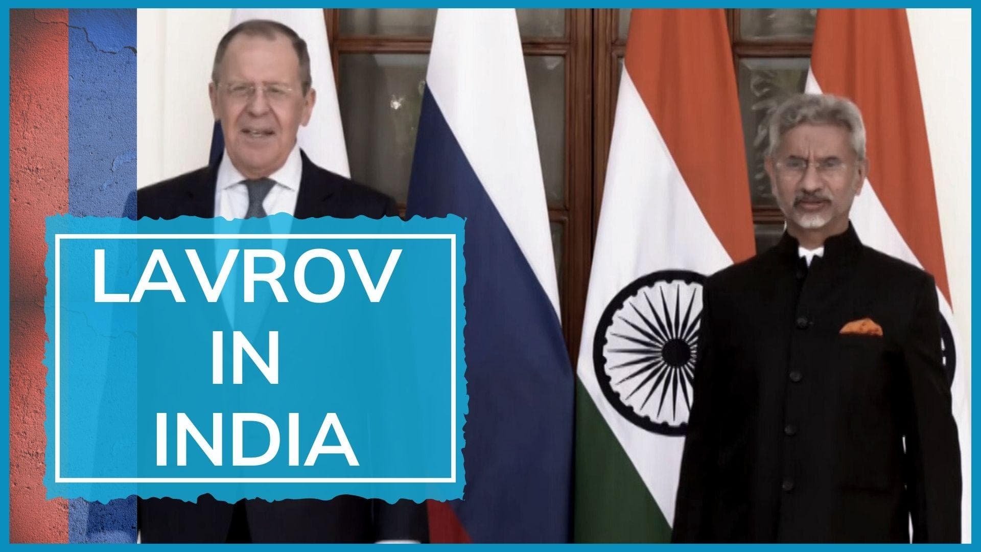 Russian FM Sergey Lavrov and S Jaishankar meet for high level talks