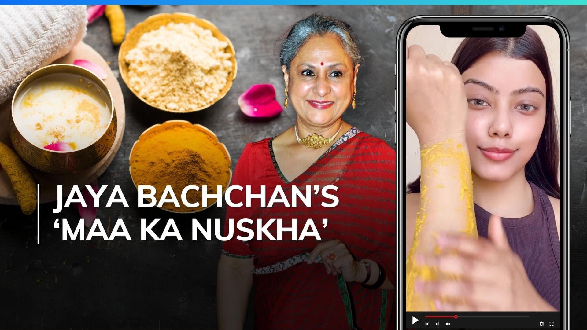 Jaya Bachchan recalls mom's homemade pack for tanning on Navya Naveli's podcast, know how to make it