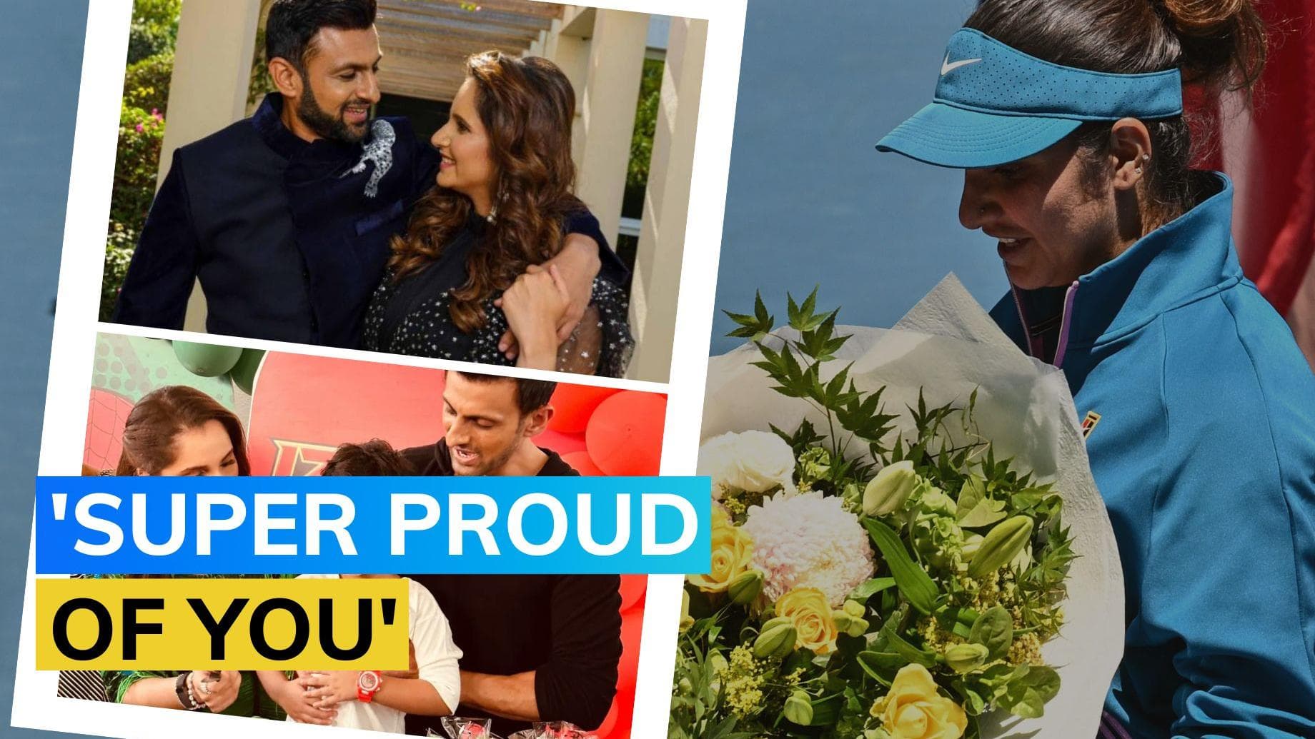 Shoaib Malik pens emotional note for Sania Mirza after her last Grand Slam