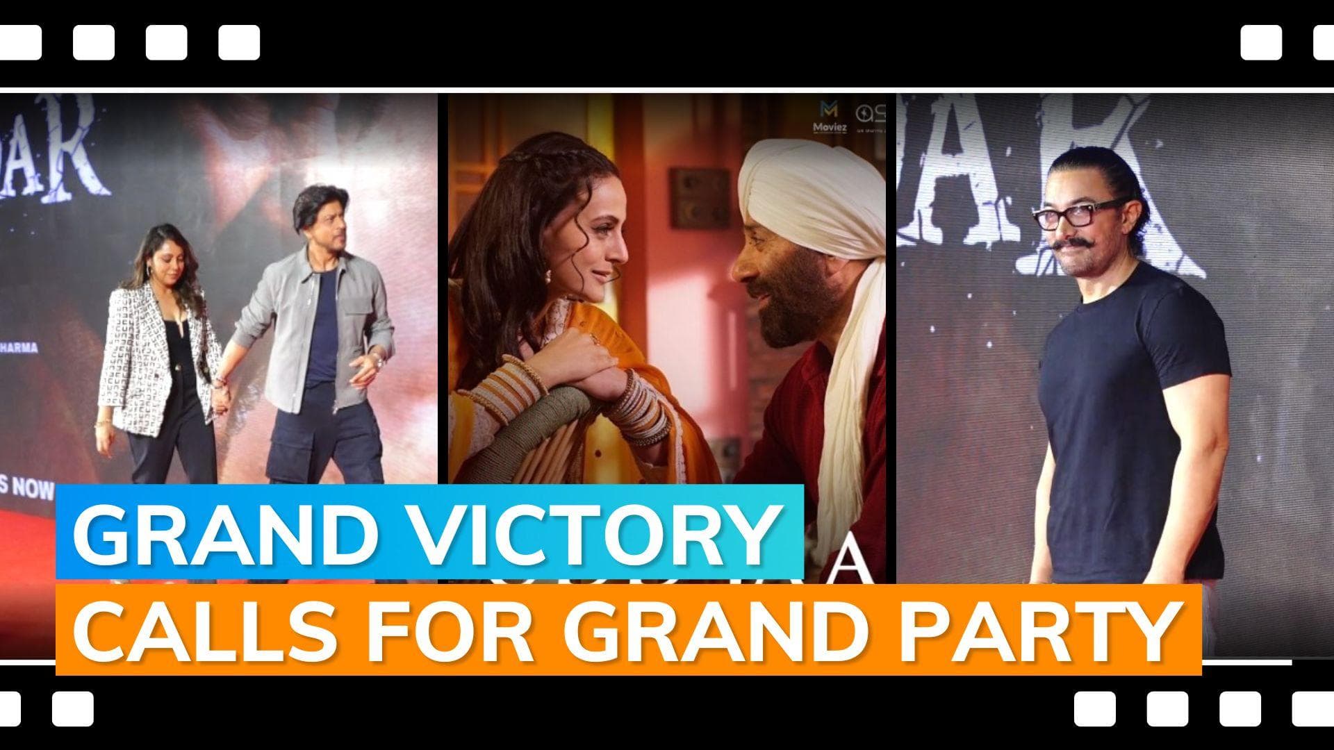 'Gadar 2' success party: Kajol, Ajay Devgn, Vicky Kaushal, Dharmendra and others arrive in style