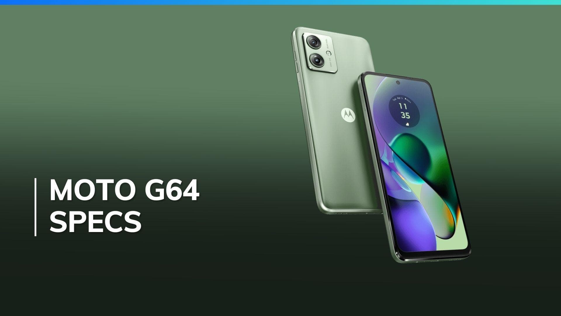 Moto G64 5G specifications revealed ahead of April 16 launch: Dimensity 7025 processor, 6,000mAh battery