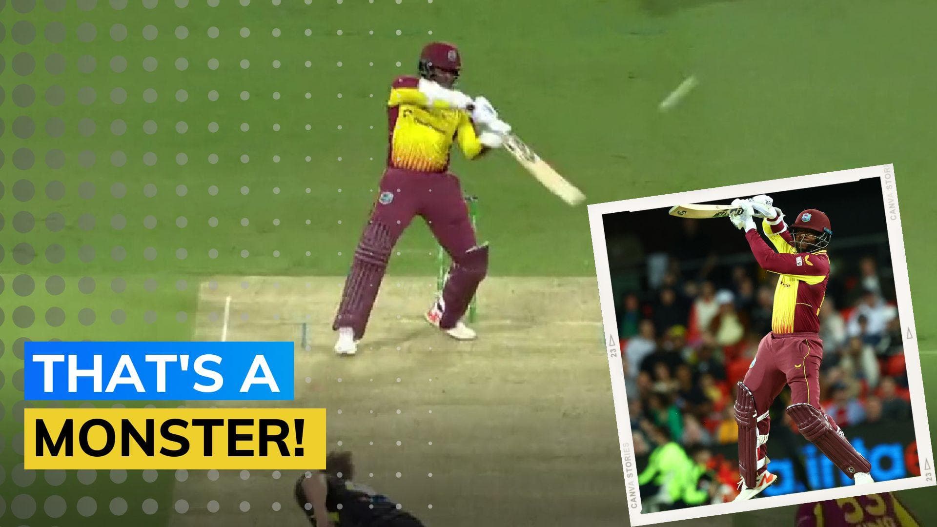 Watch! Kyle Mayers’ monstrous 105-meter six vs Australia is the talk of the town