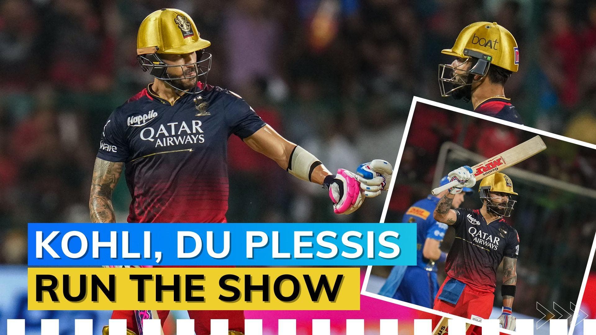  IPL 2023: Virat Kohli & Faf du Plessis guide RCB to a 8-wicket win vs Mumbai