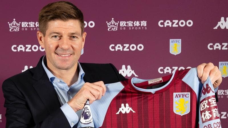 Aston Villa appoint Liverpool legend Steven Gerrard as their new manager
