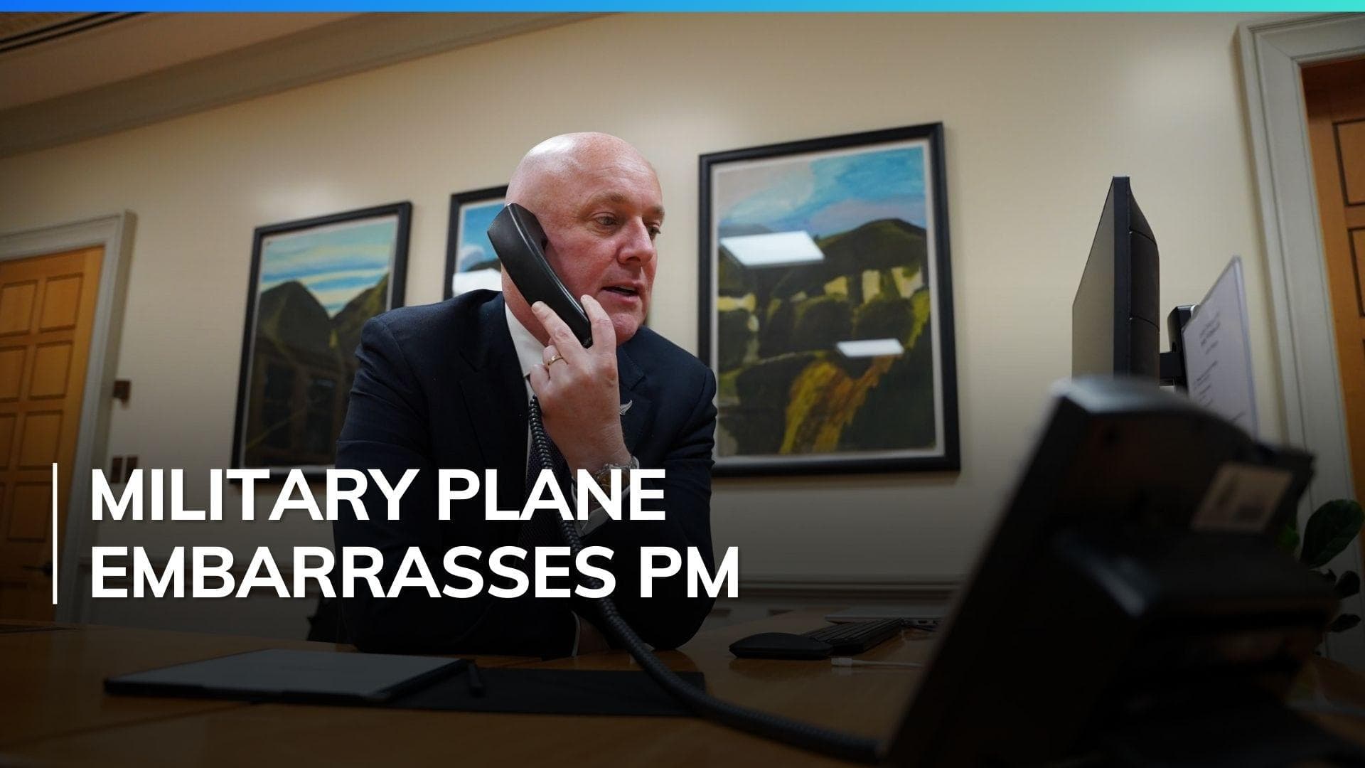 New Zealand PM takes commercial flight as air force plane develops snag