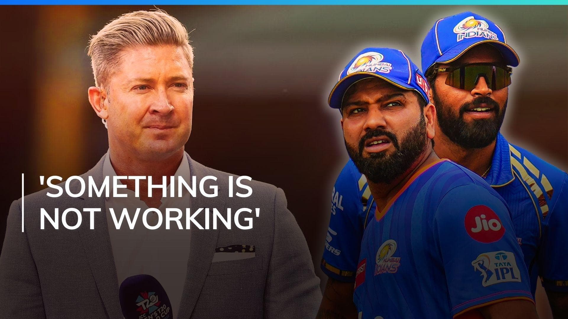'There's a lot more going': Michael Clarke reckons Mumbai Indians are a divided group