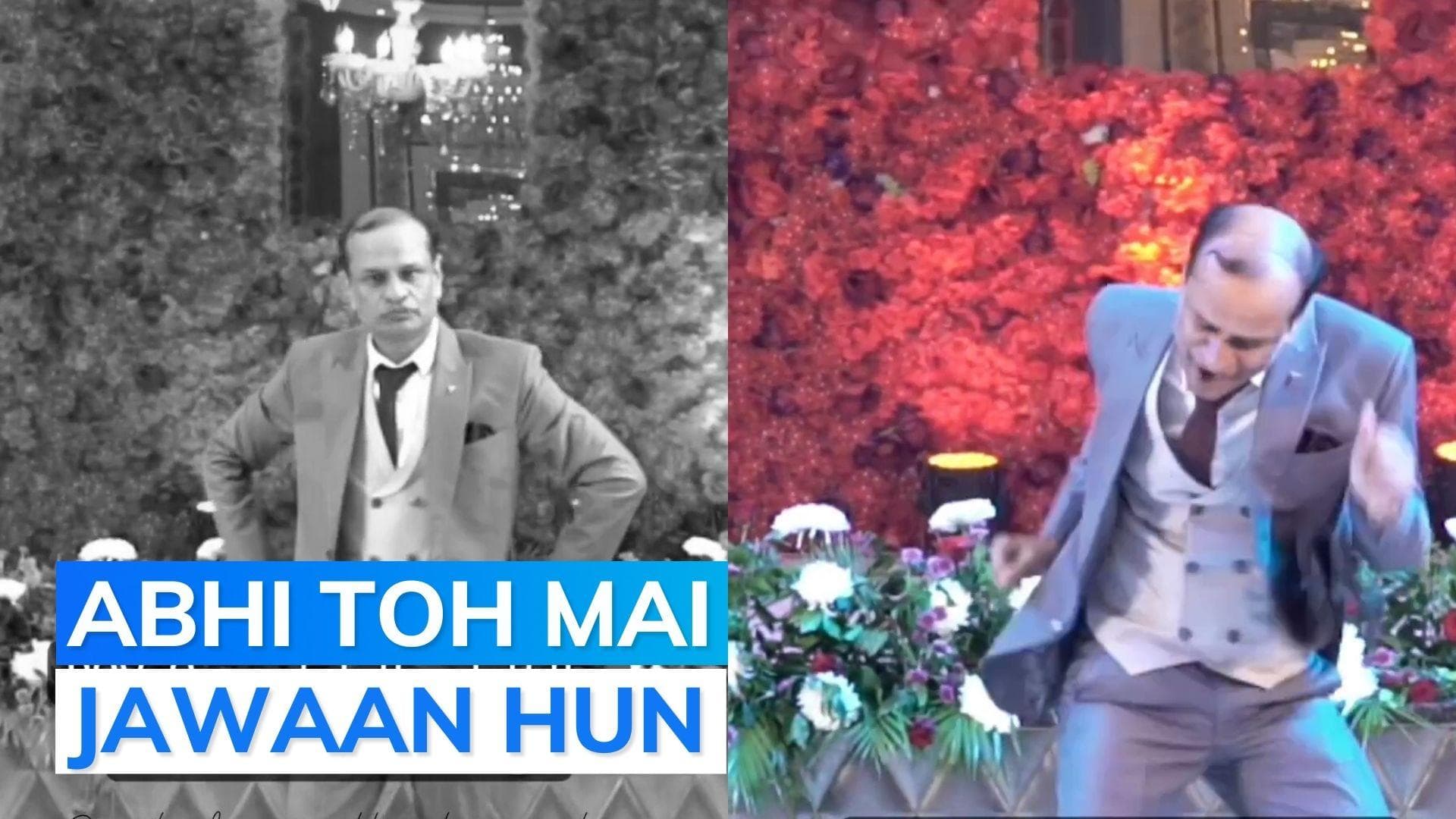 Watch: man's sporting performance on 'Badtameez Dil' is the cutest thing ever