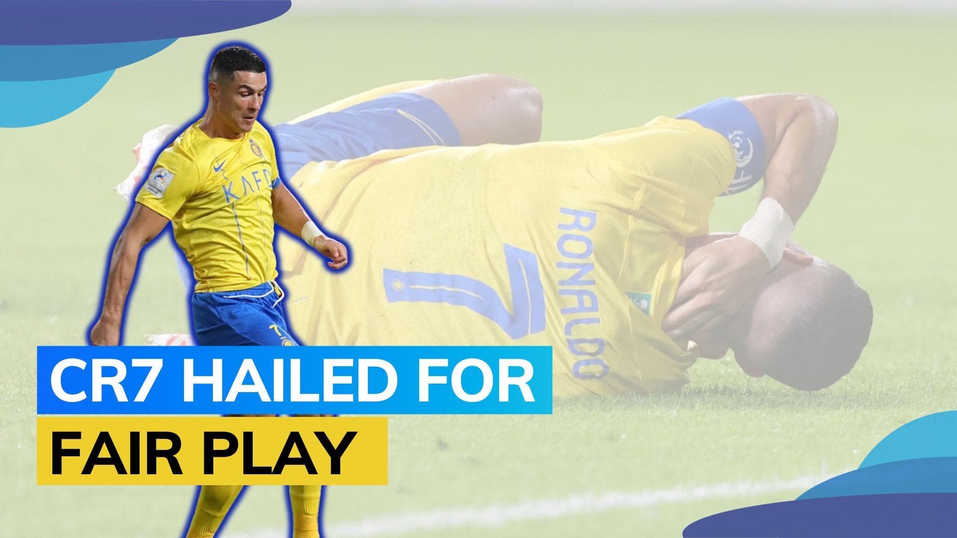 Cristiano Ronaldo asks referee to change decision going in team's favour, praised for sportsmanship