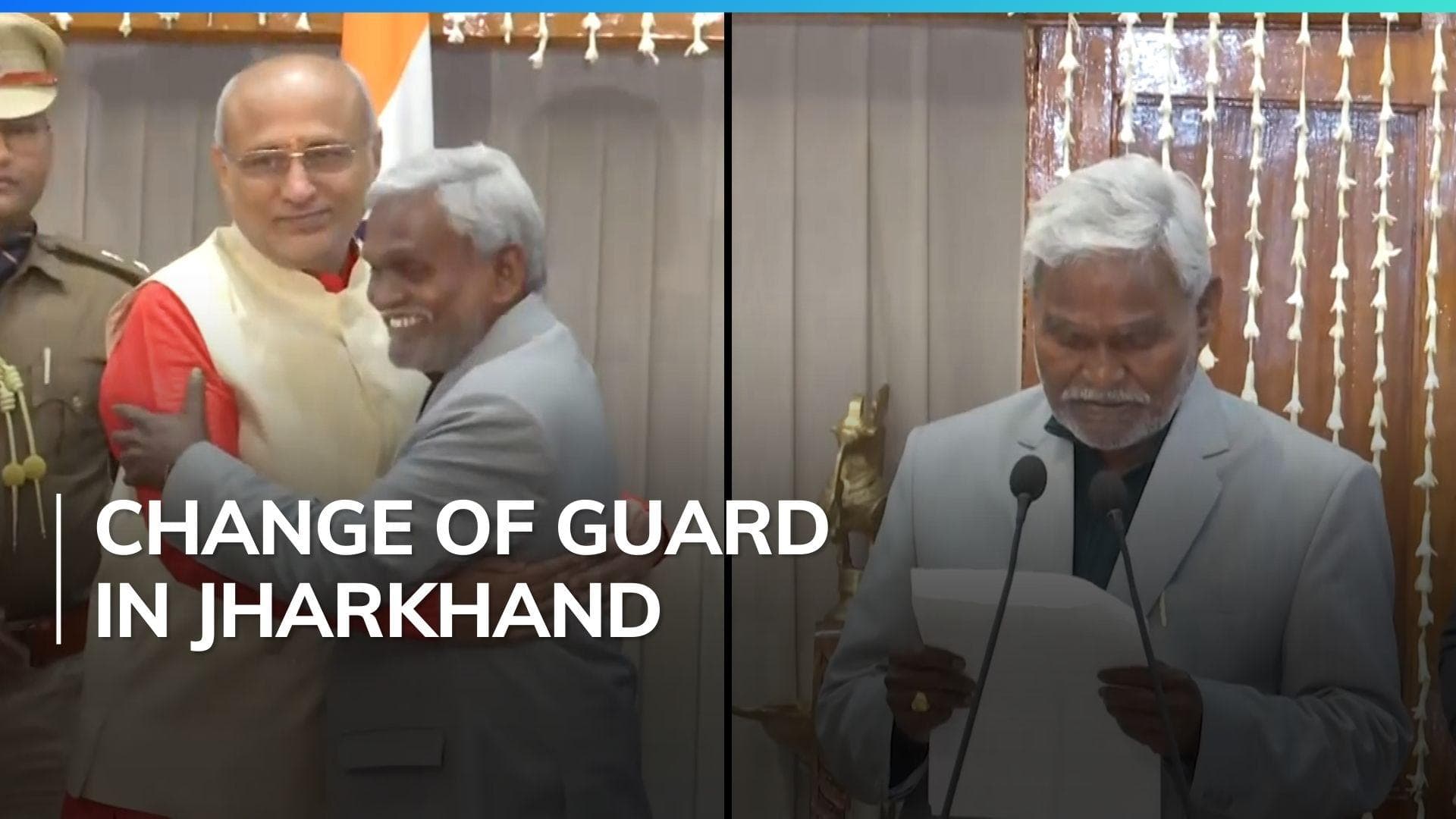 Champai Soren takes oath as Jharkhand Chief Minister, has 10 days to prove majority