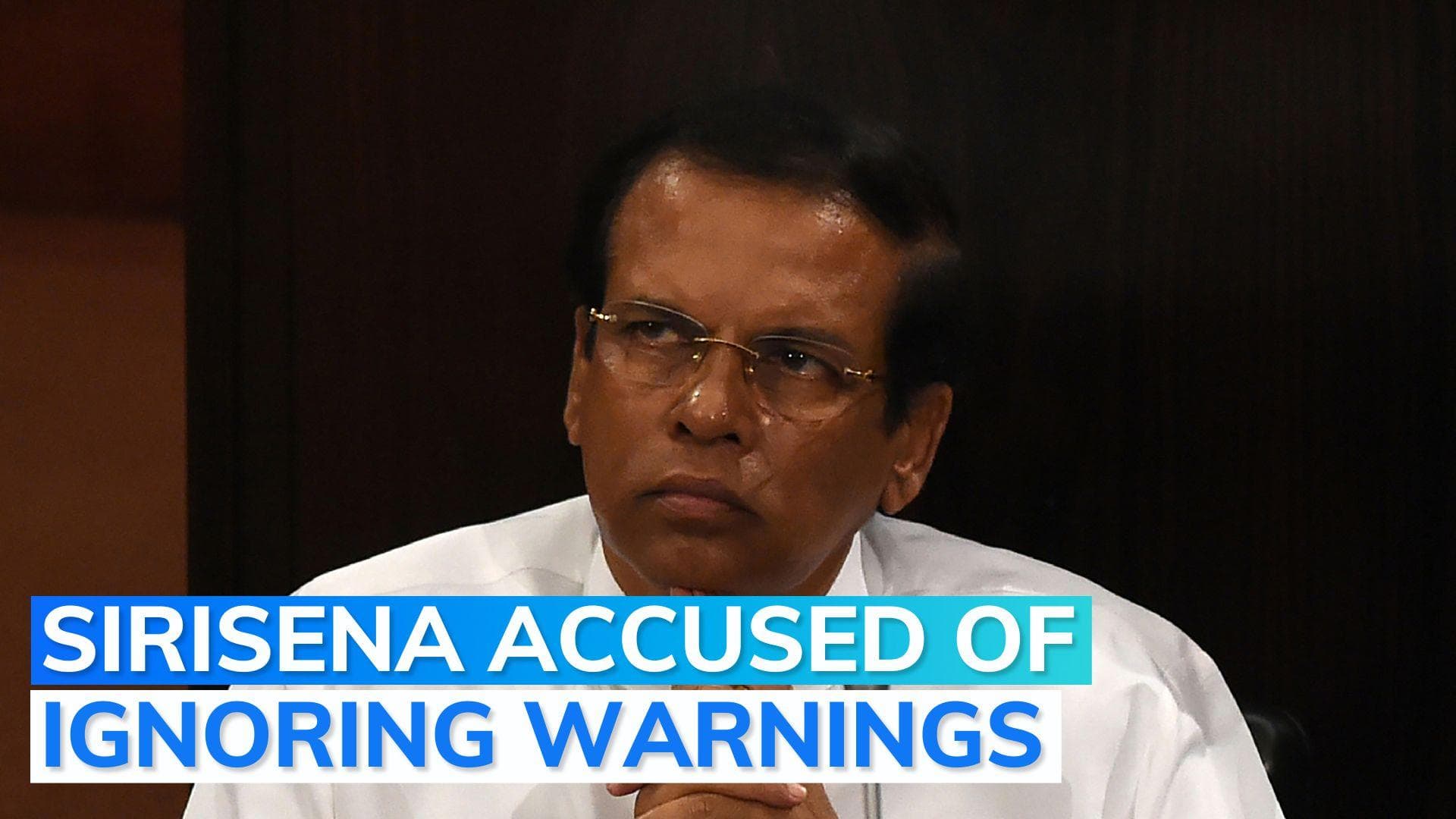 Sri Lanka Easter Blasts: court names former president Sirisena as suspect