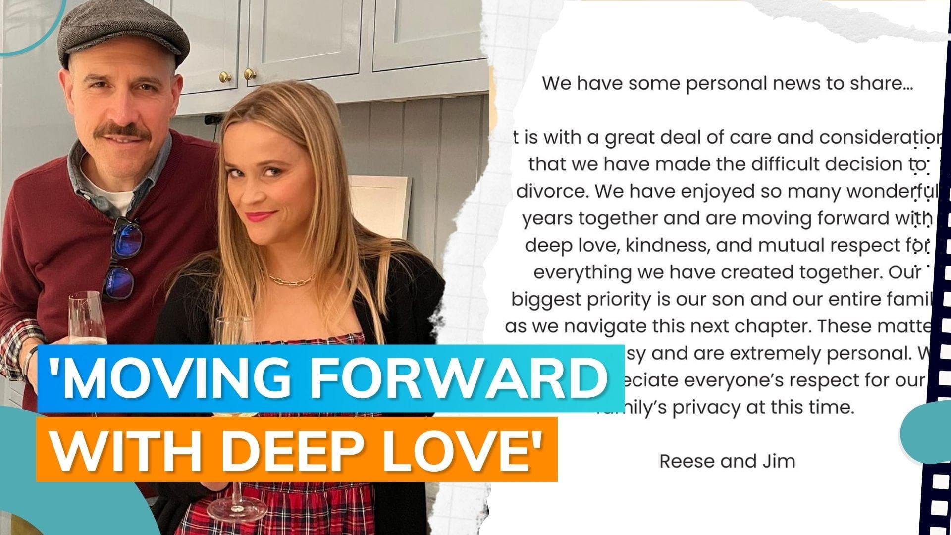 Reese Witherspoon and husband Jim Toth announce divorce after 11 years of marriage