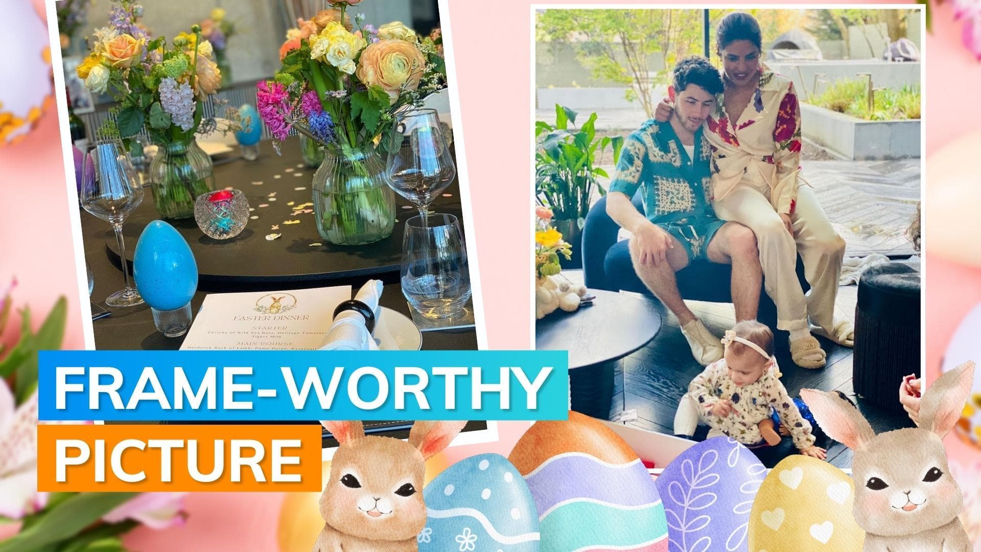 Nick Jonas shares adorable family picture with Priyanka Chopra, daughter Malti from Easter celebrations