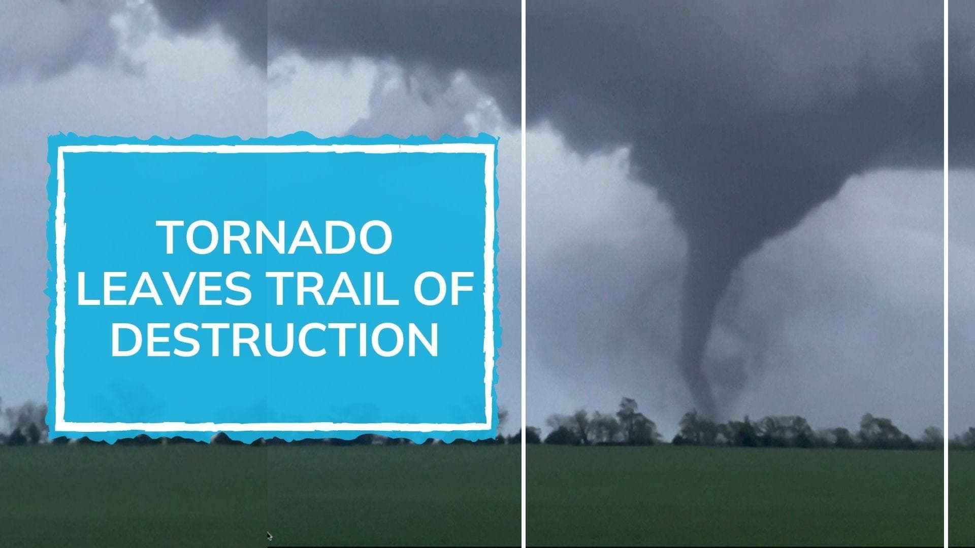 Watch: tornado rips through parts of Kansas, causes severe damage