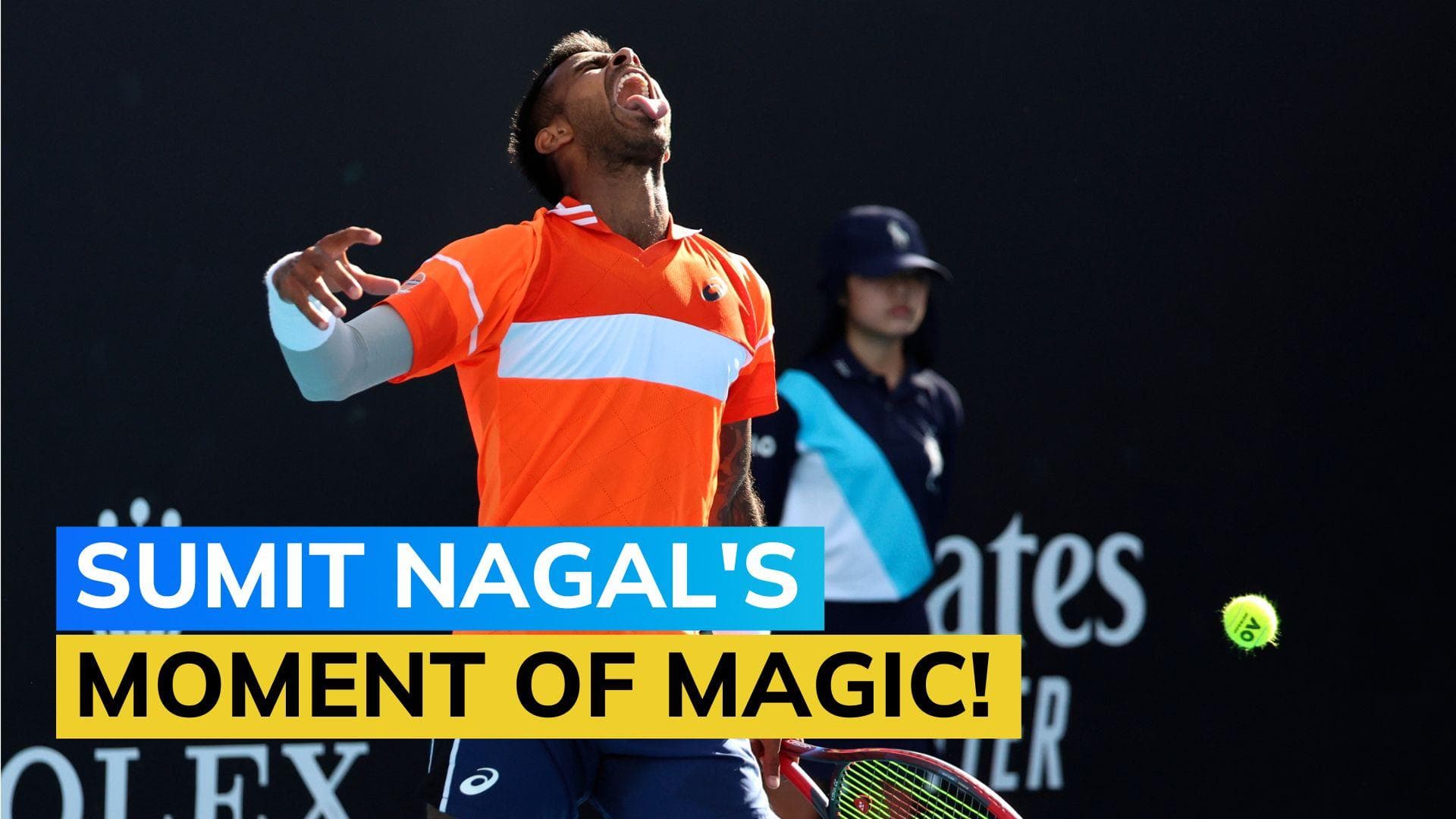 Watch: Moment when Sumit Nagal stunned Alexander Bublik to notch maiden Australian Open victory