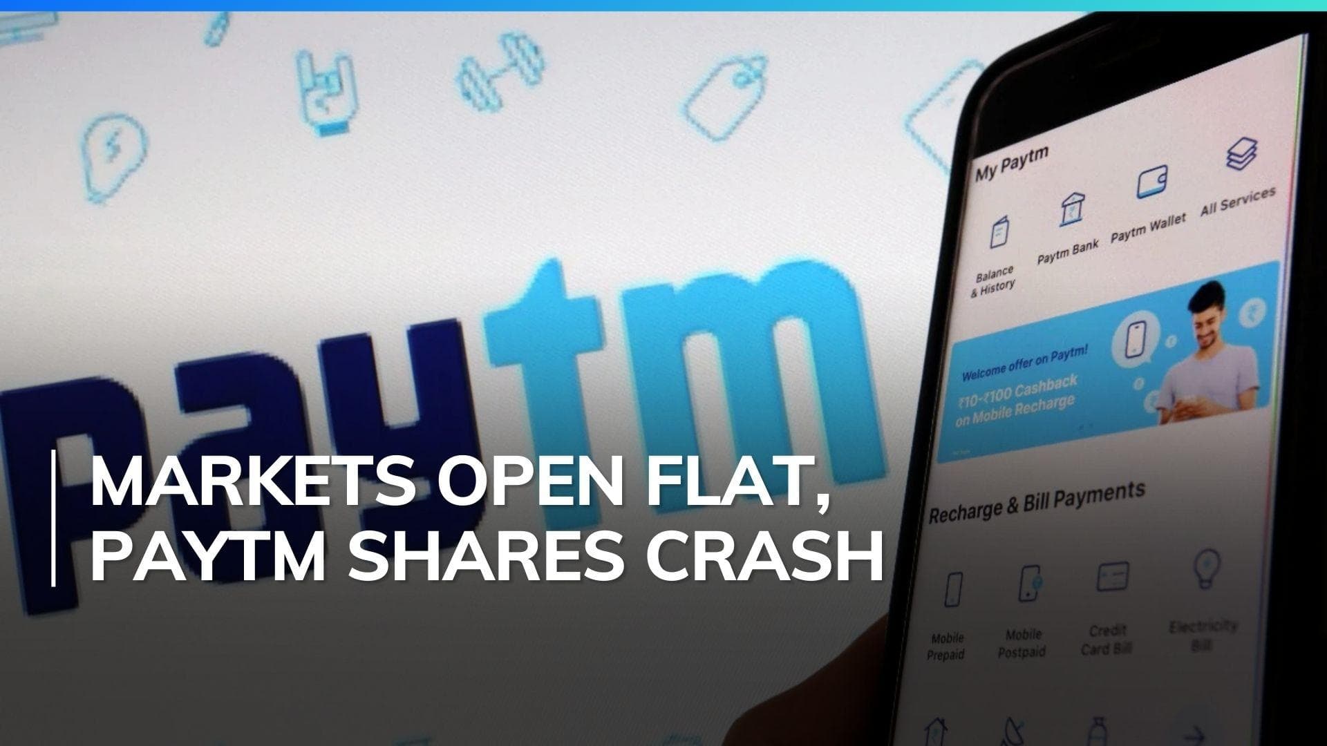 Budget 2024: Sensex, Nifty open Flat ahead of budget speech; Paytm crashes after RBI imposes strict curbs