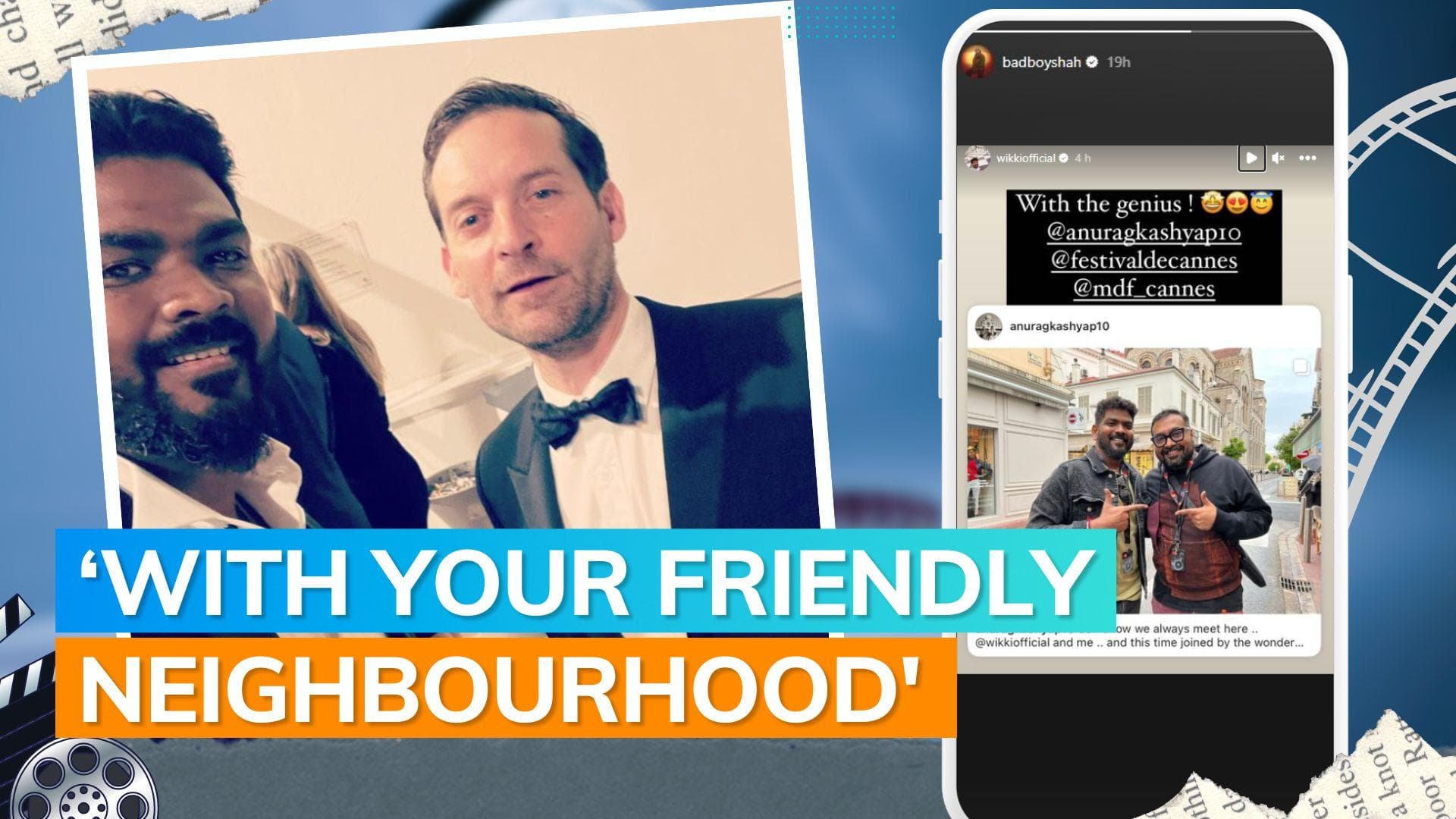 Cannes 2023: Vignesh Shivan meets ‘Spider Man’ Tobey Maguire and ‘genius’ Anurag Kashyap; shares pics