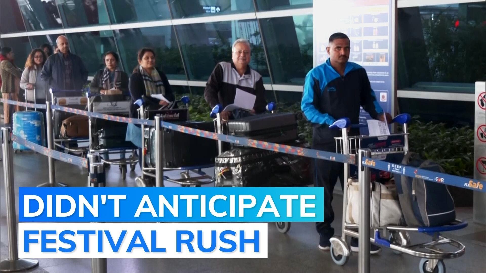 Delhi airport chaos: Operators struggling to manage festival rush says Civil Aviation Minister 