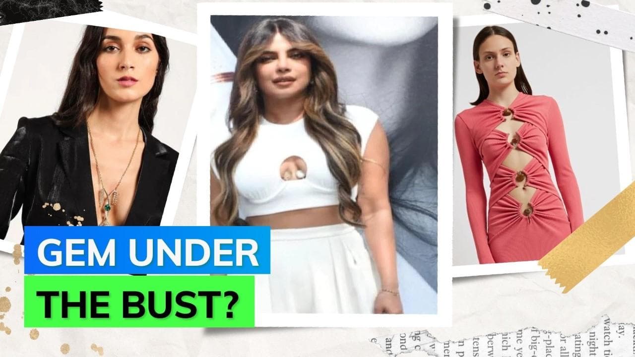 Not just an accessory, 'under bust gem' is a major movement