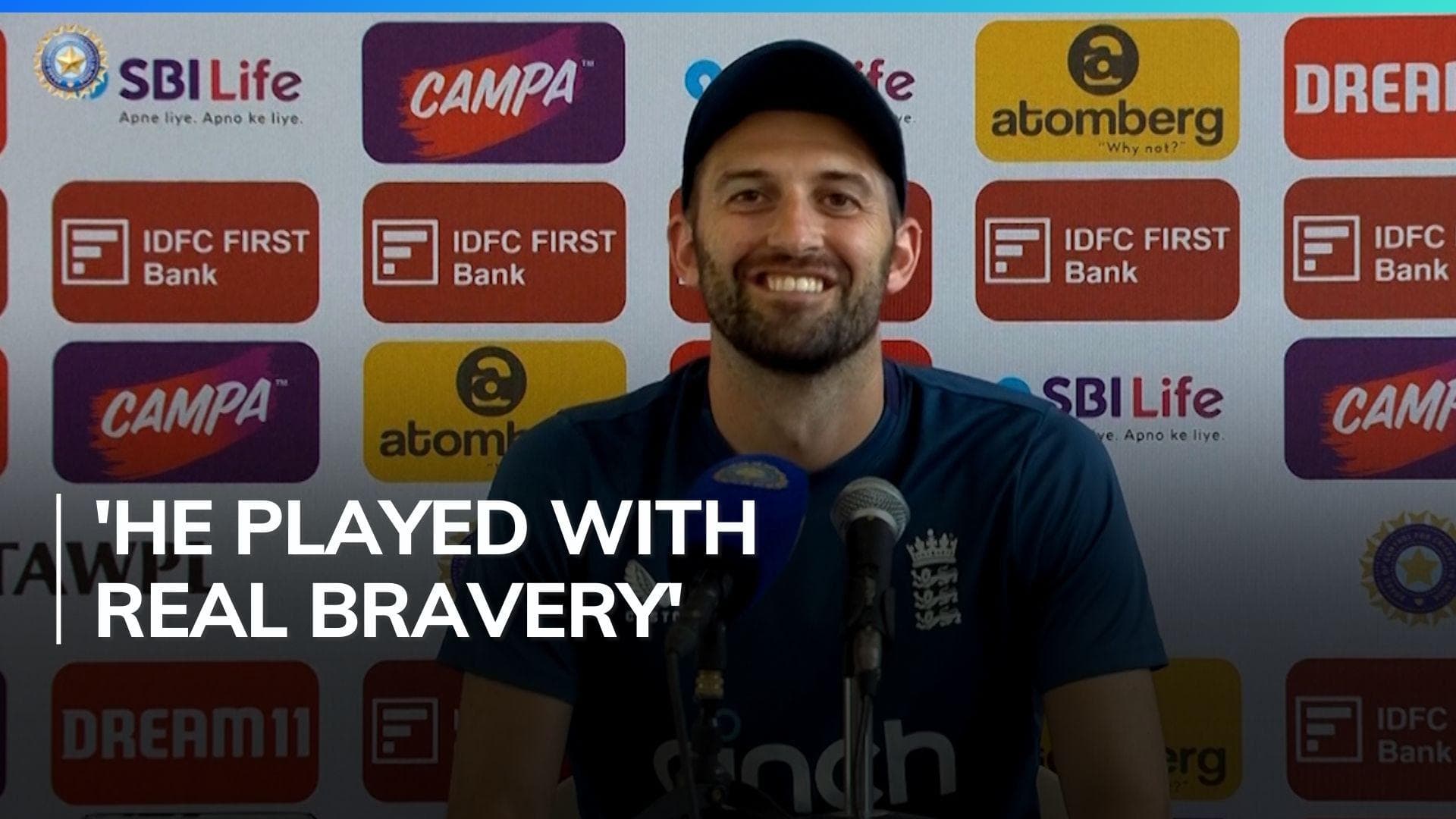 Video: Mark Wood praises Ben Duckett's innings against a skillful Indian bowling lineup