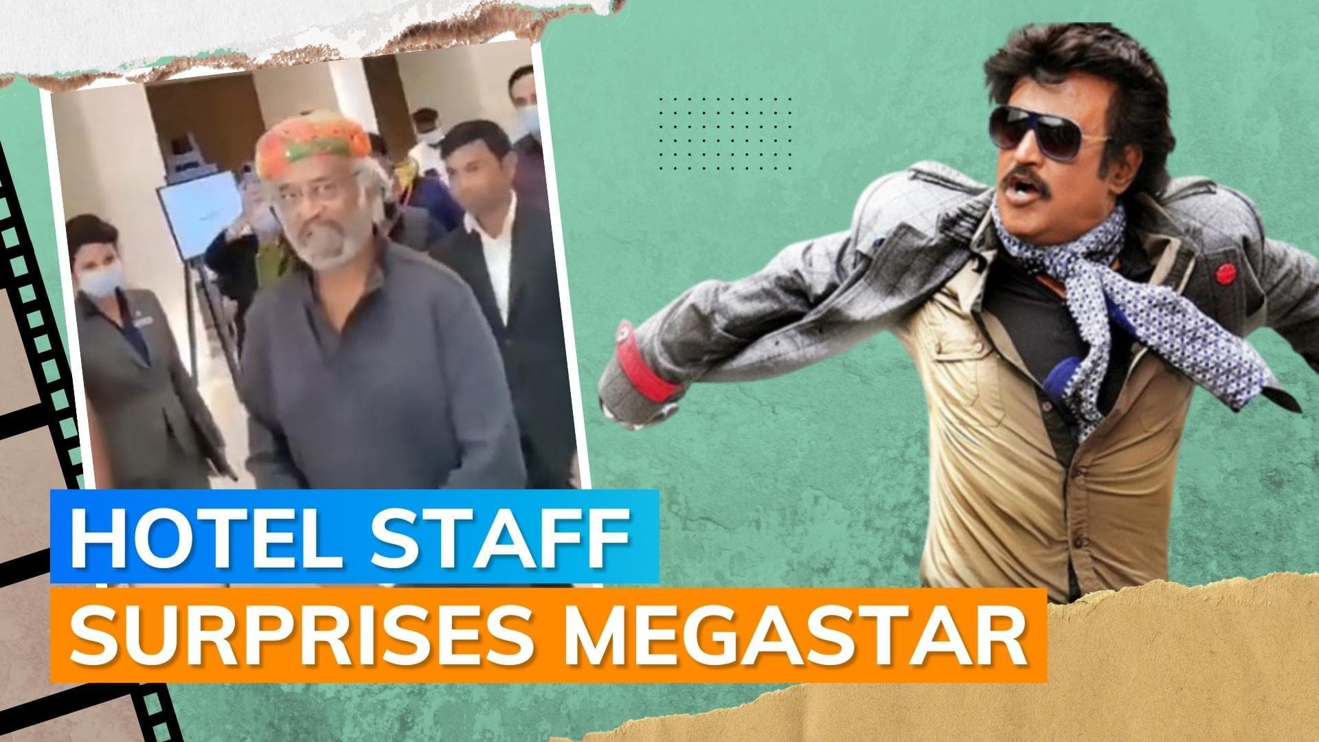 Rajinikanth gets a royal welcome as he arrives in Jaisalmer to shoot for 'Jailer'. Watch 
