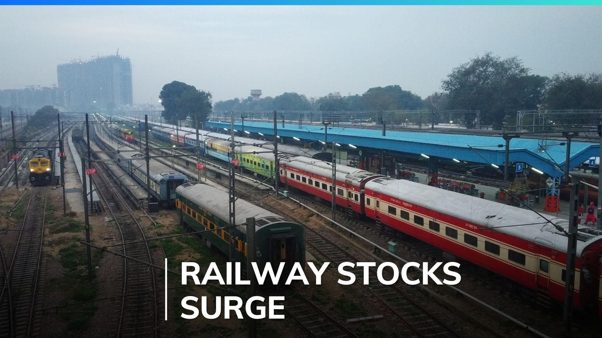 Railway stocks surge 19% ahead of Budget 2024; Rail Vikas Nigam up 200% in one year