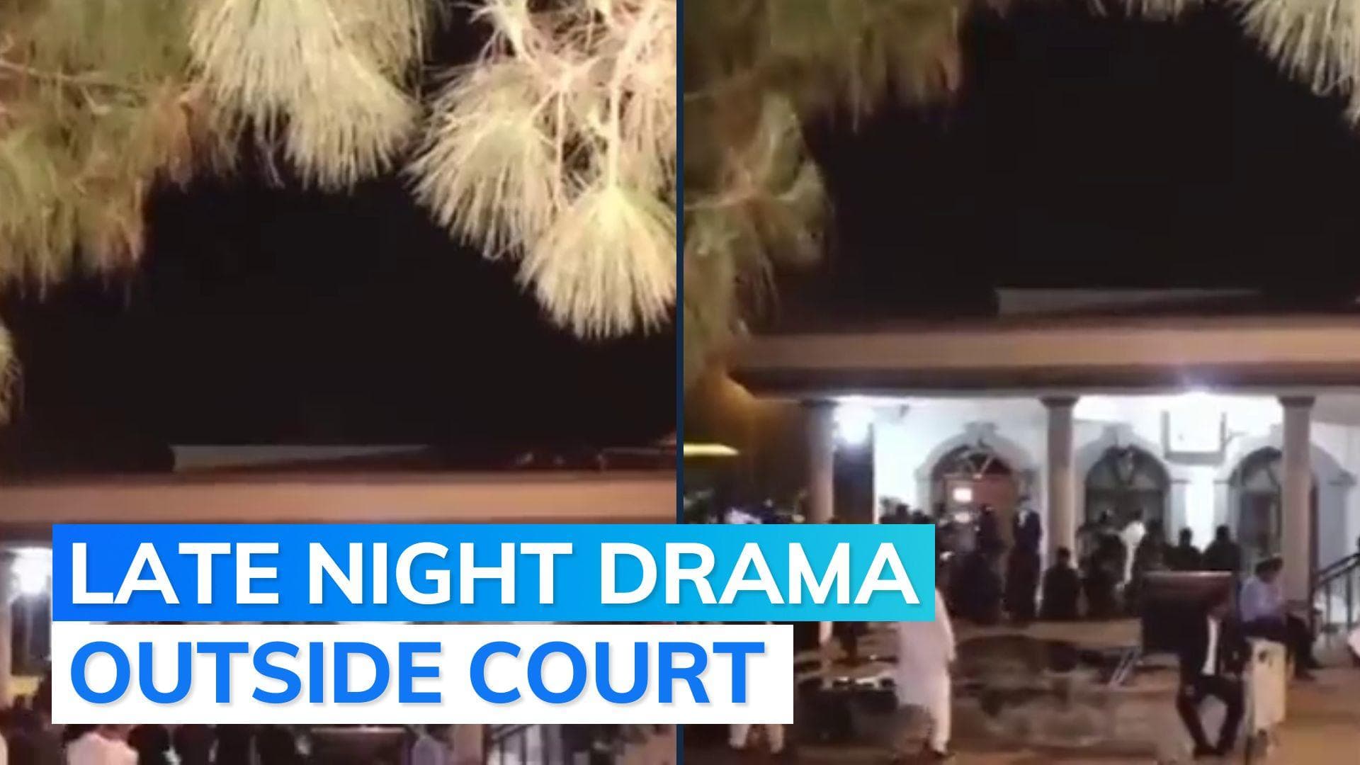 Firing outside Islamabad High Court, Imran Khan inside: Pakistan media