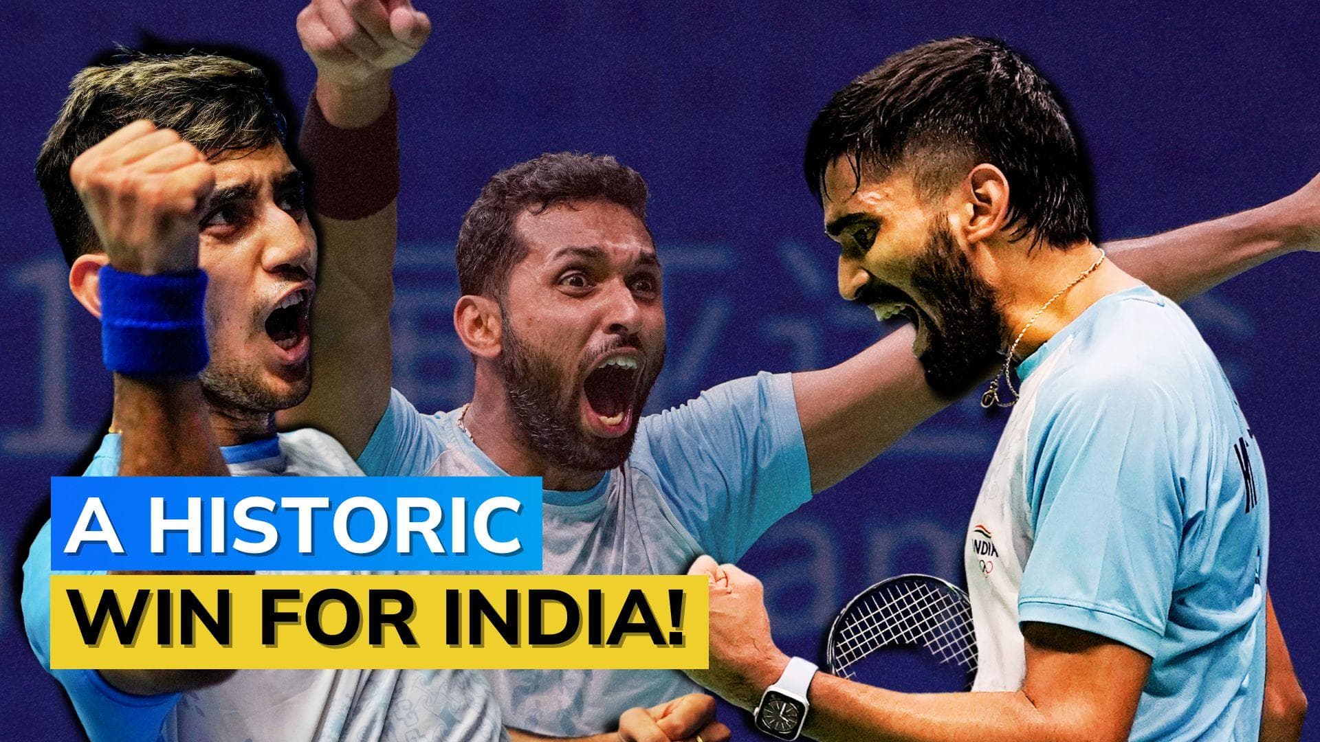 Kidambi Srikanth and Co. script history as India men’s badminton team reach first-ever Asian Games final