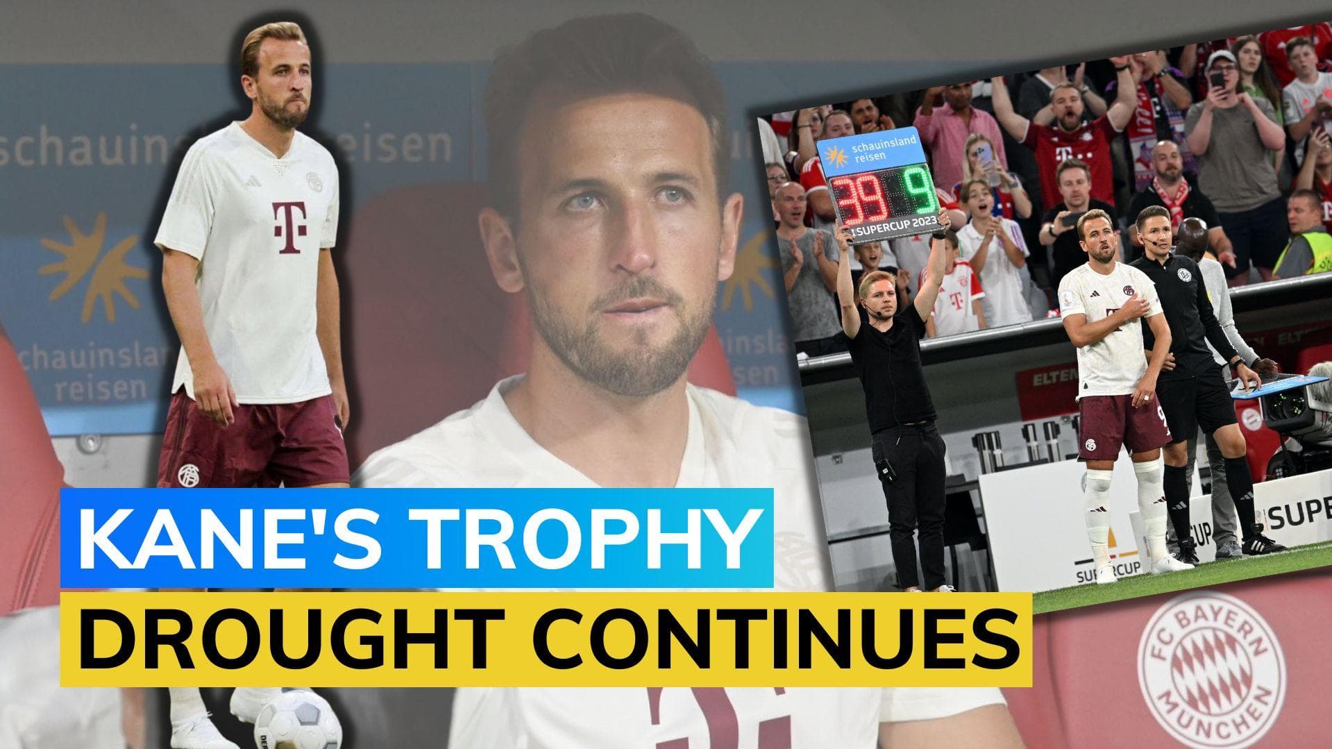 Harry Kane makes Bayern Munich debut in 3-0 German Super Cup loss 