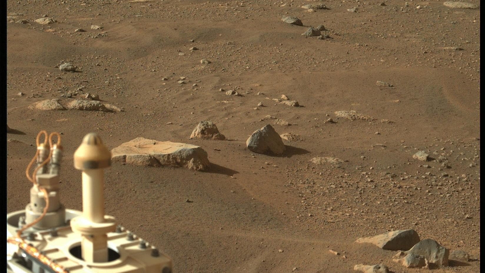 NASA's Perseverance rover sends back sounds of driving on Mars for the first time