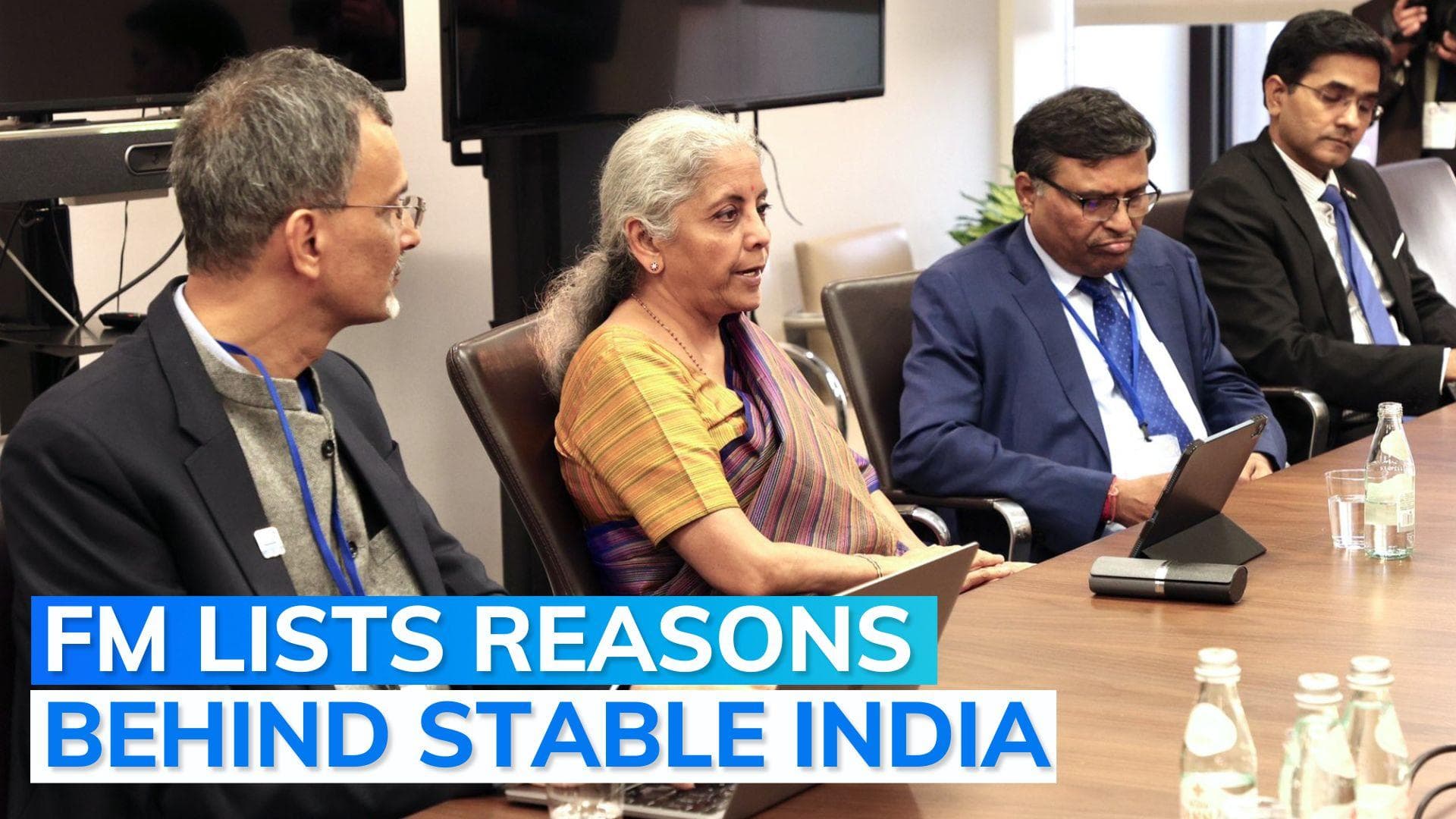 Sitharaman: Indian economy will stay on course despite global headwinds