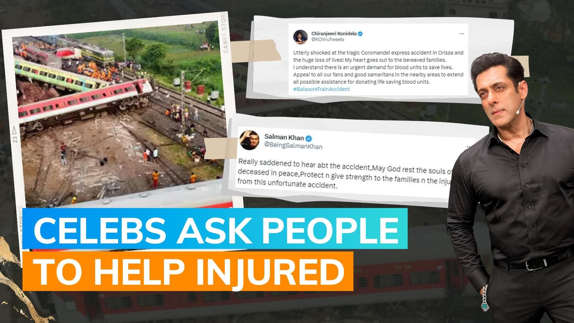 Odisha tragedy: Salman Khan, Sonu Sood, Chiranjeevi join others to express sorrow 