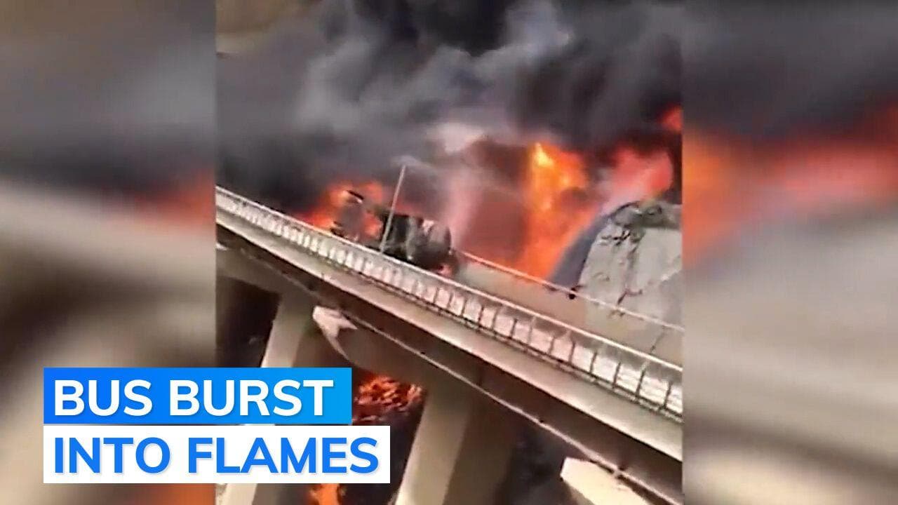 20 killed as bus carrying Mecca pilgrims crashes into bridge
