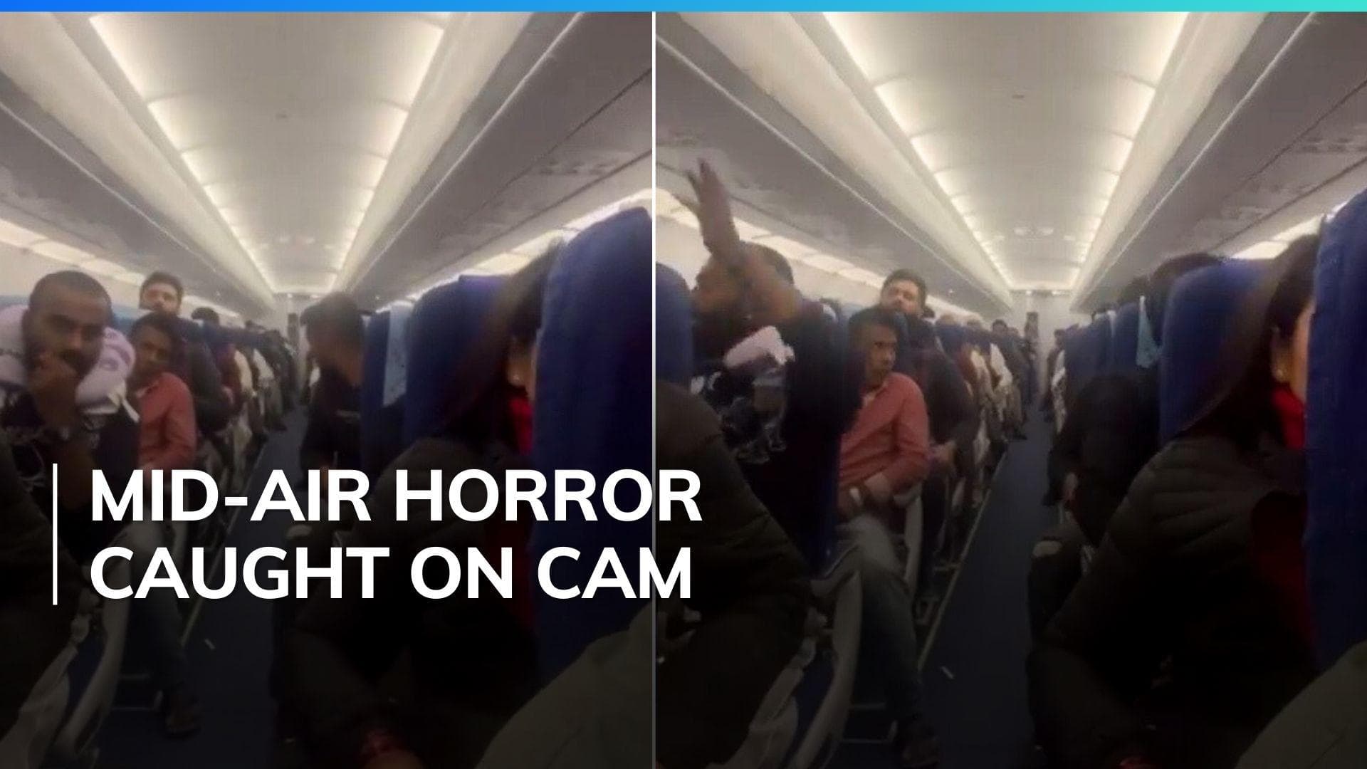 Watch: Delhi-Srinagar flight passengers petrified as plane battles rough weather