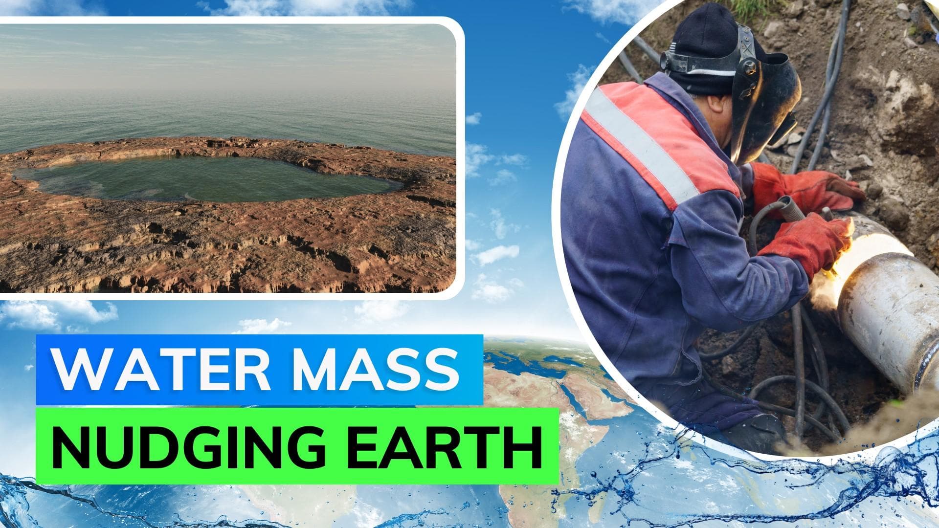 Groundwater pumping has caused Earth to tilt  80 cms east according to a new study