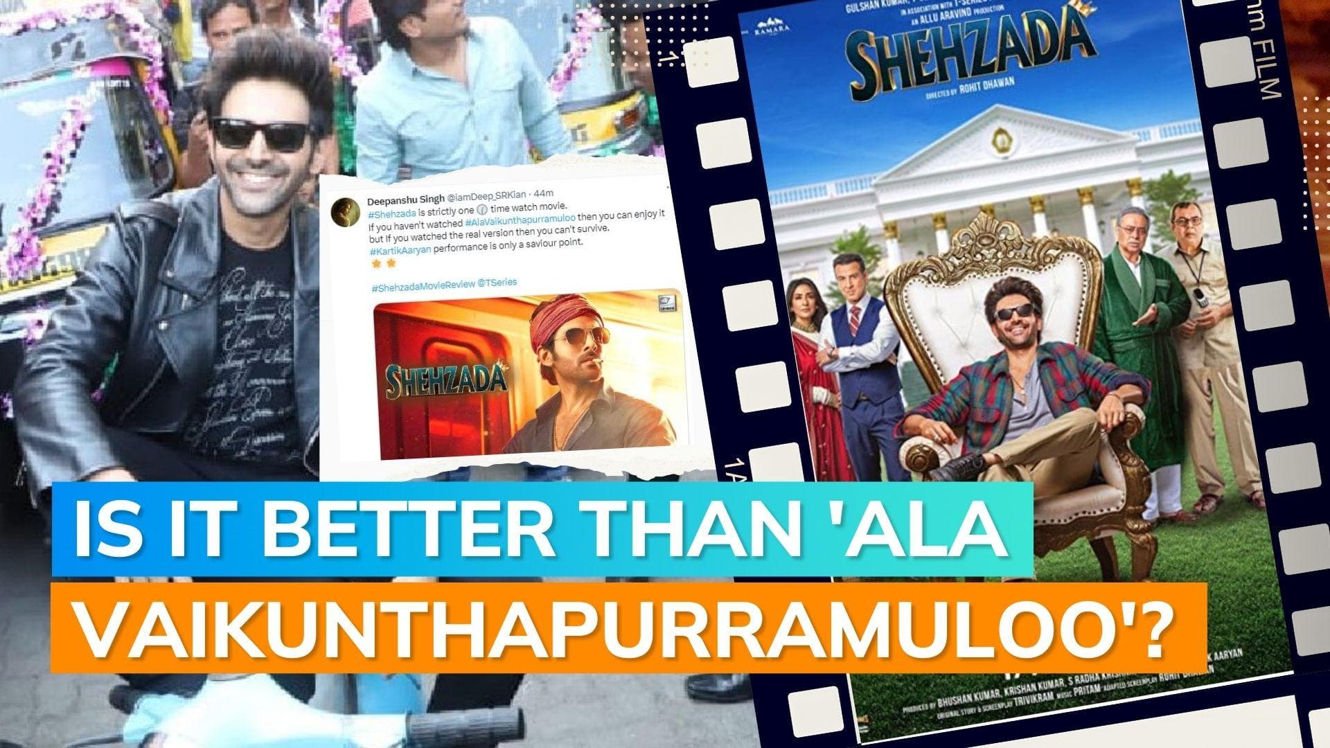 ‘Shehzada’ Twitter review: Kartik Aaryan, Kriti Sanon's family drama receives mixed response