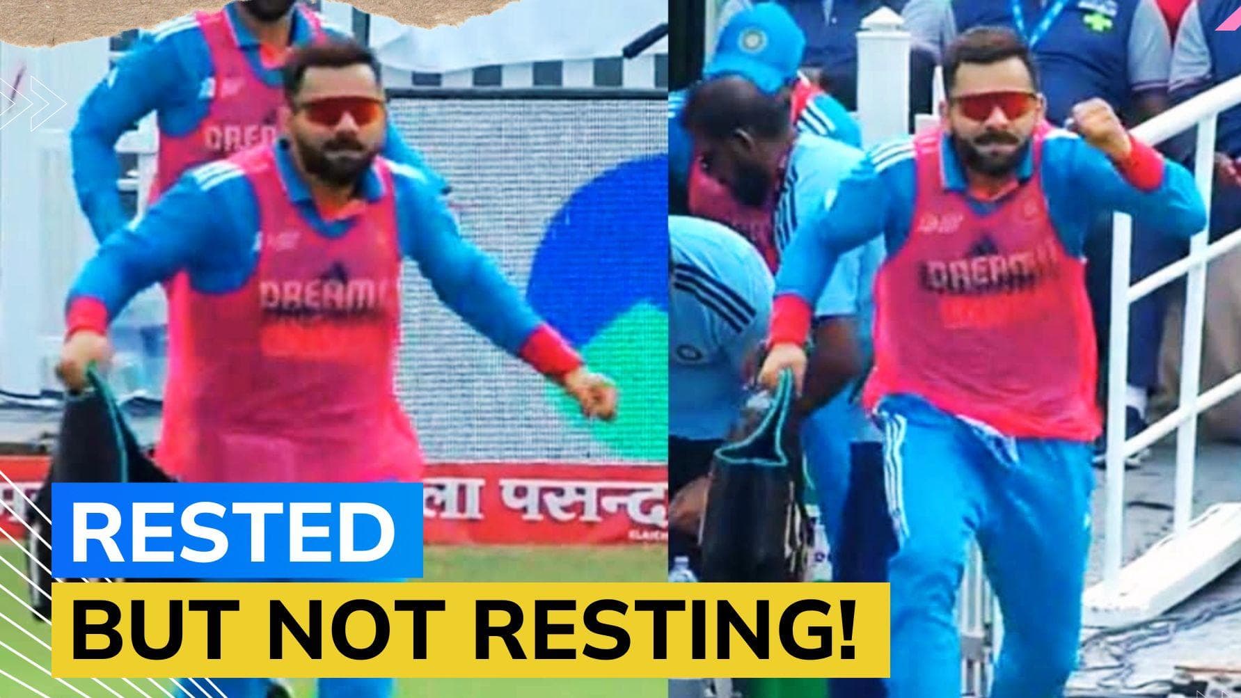 Watch: Virat Kohli carrying drinks in India vs Bangladesh Asia Cup 2023 match leaves fans in awe