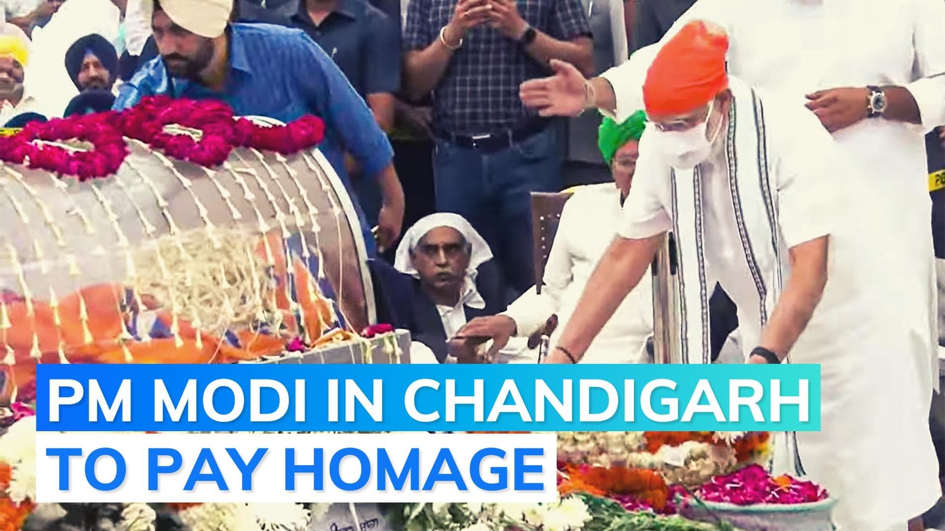 Parkash Badal no more: PM Modi pays last respects at Akali Dal office