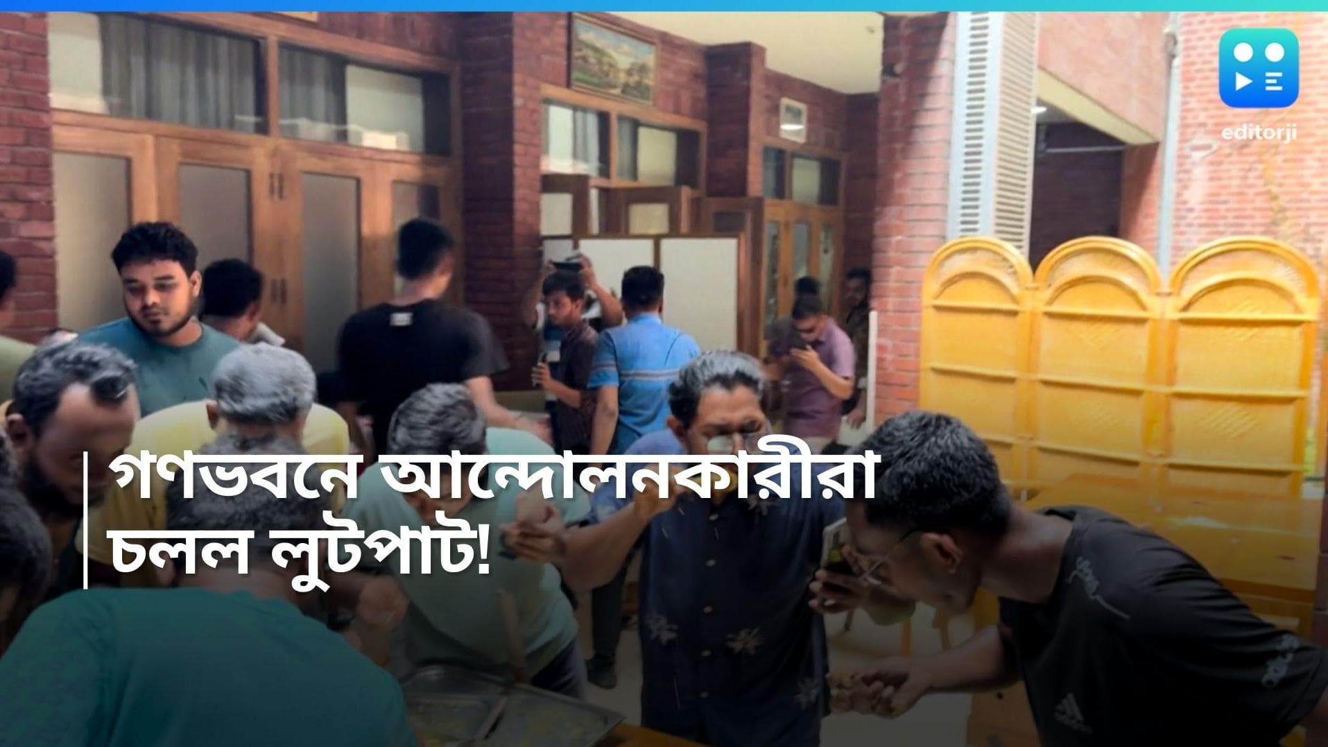 Bangladesh Unrest: শাড়ি থেকে চেয়ার, সোফা থেকে রাজহাঁস! হাসিনা দেশ ছাড়ার পর গণভবন থেকে কী কী লুট?
