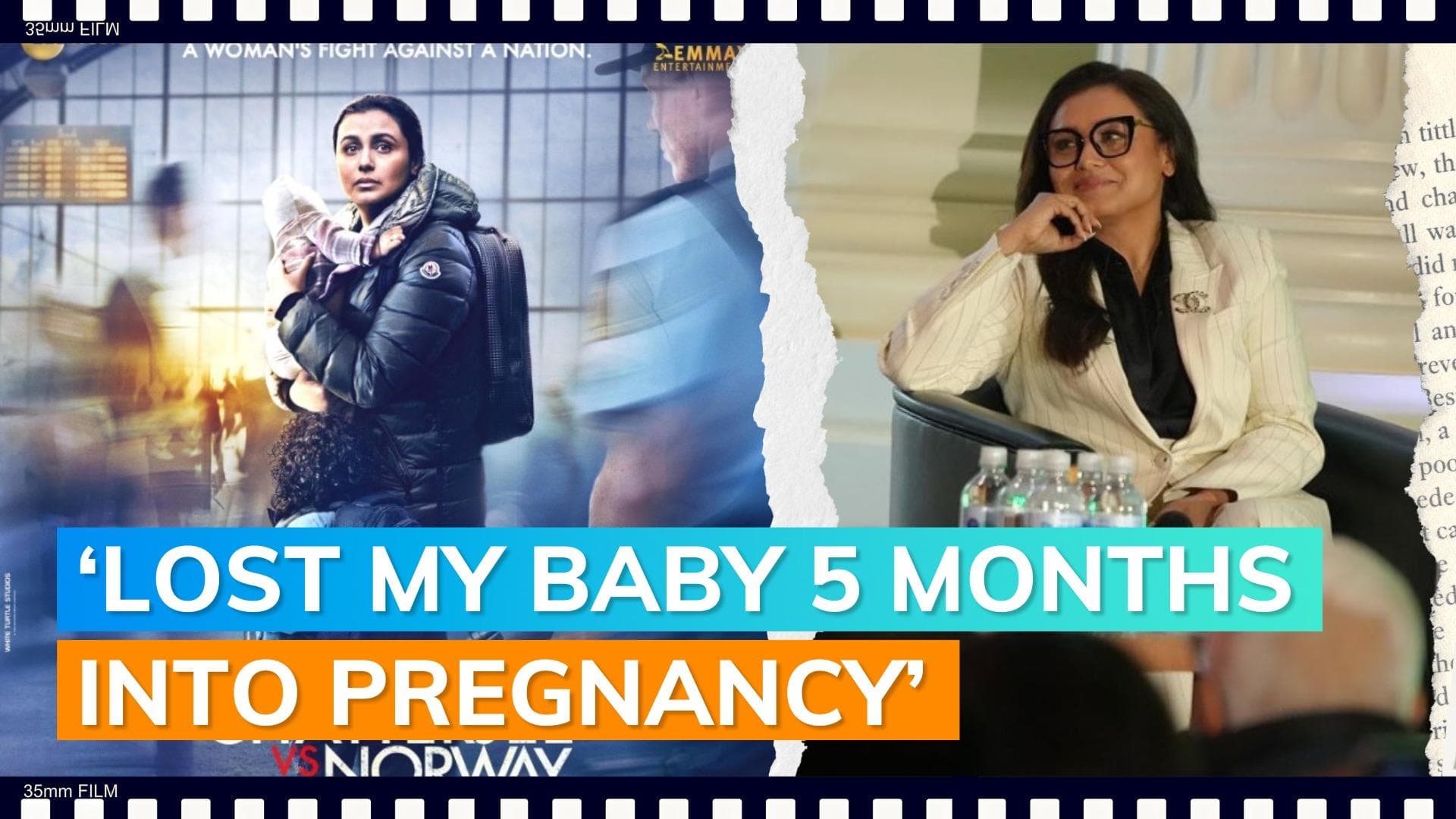Rani Mukerji shares she suffered a miscarriage just before she was offered ‘Mrs Chatterjee vs Norway’ 