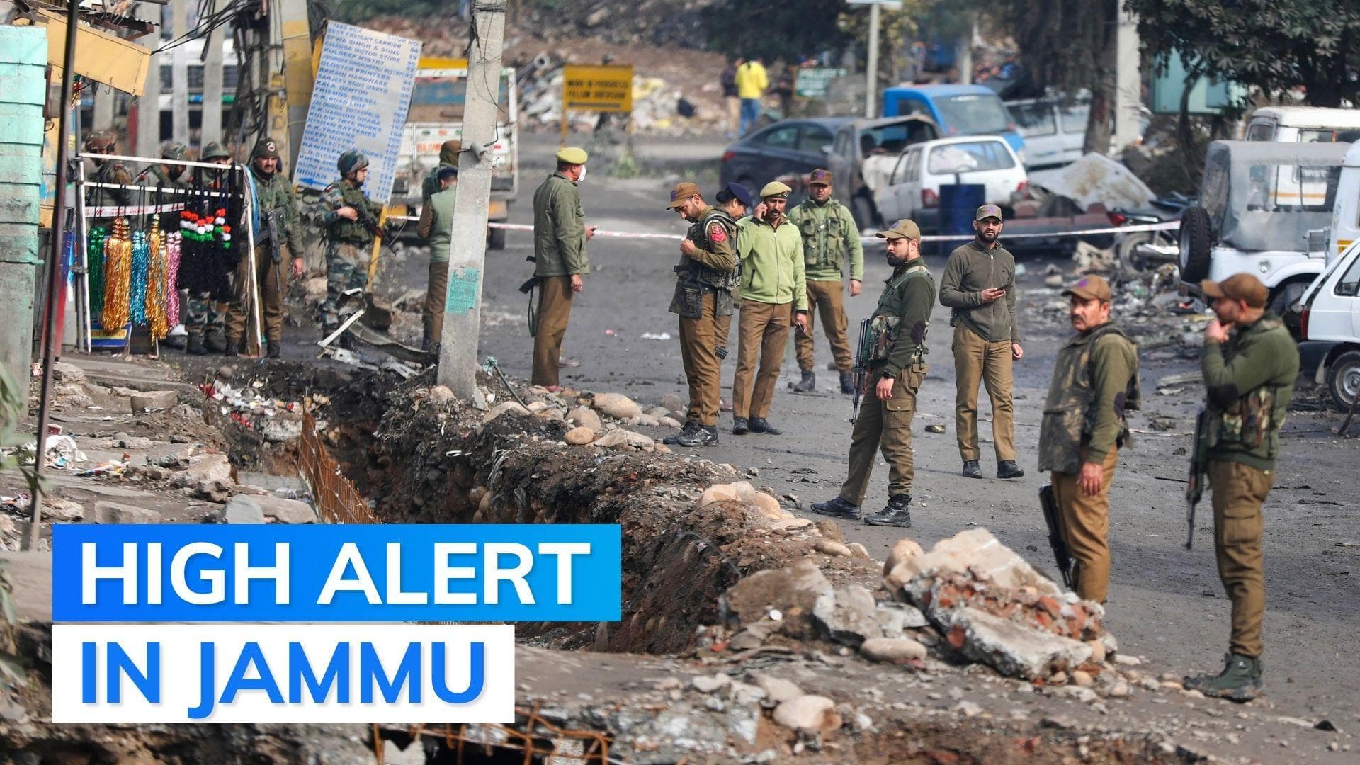 Jammu twin blasts: explosives reportedly fitted in cars by suspected terrorists 