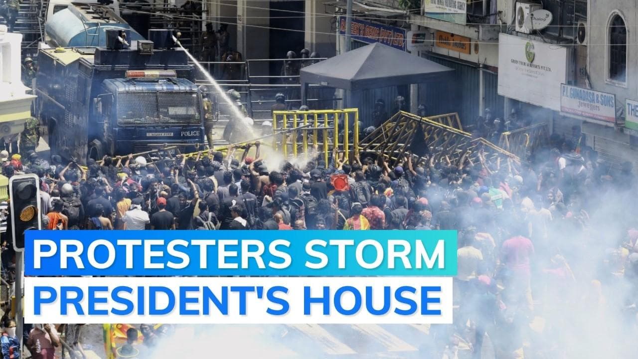 Sri Lanka President Gotabaya Rajapaksa flees from residence as protestors break in