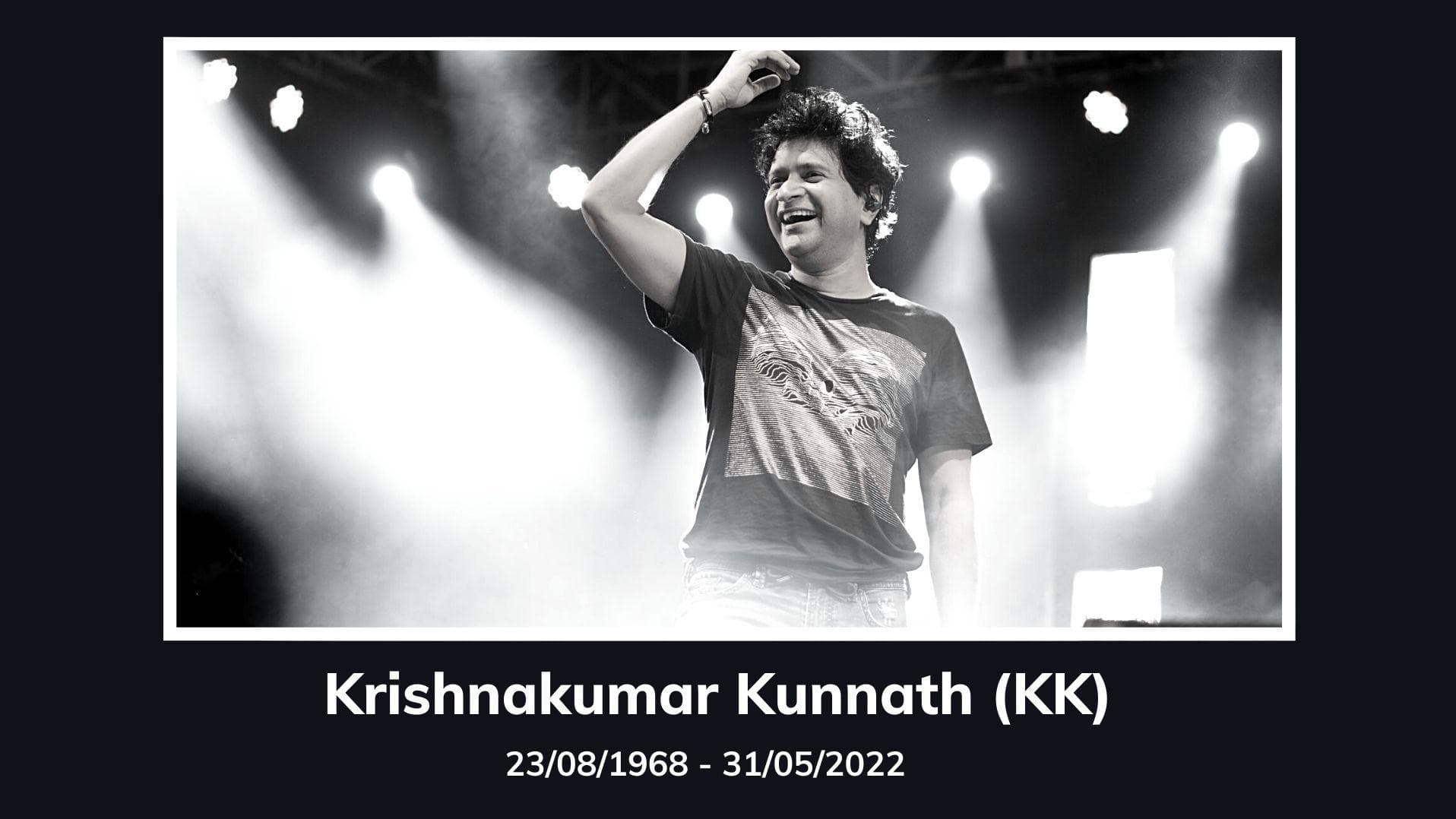 Singer Krishnakumar Kunnath aka KK passes away at 53