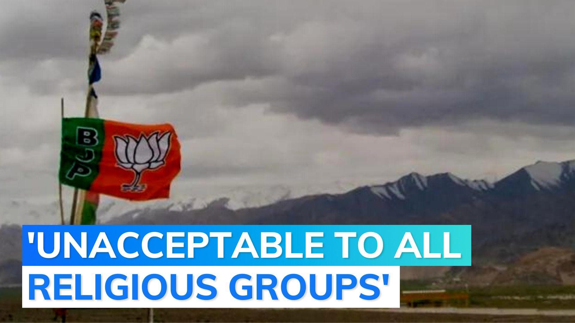 BJP expels senior leader after son 'elopes' with Buddhist woman in Ladakh