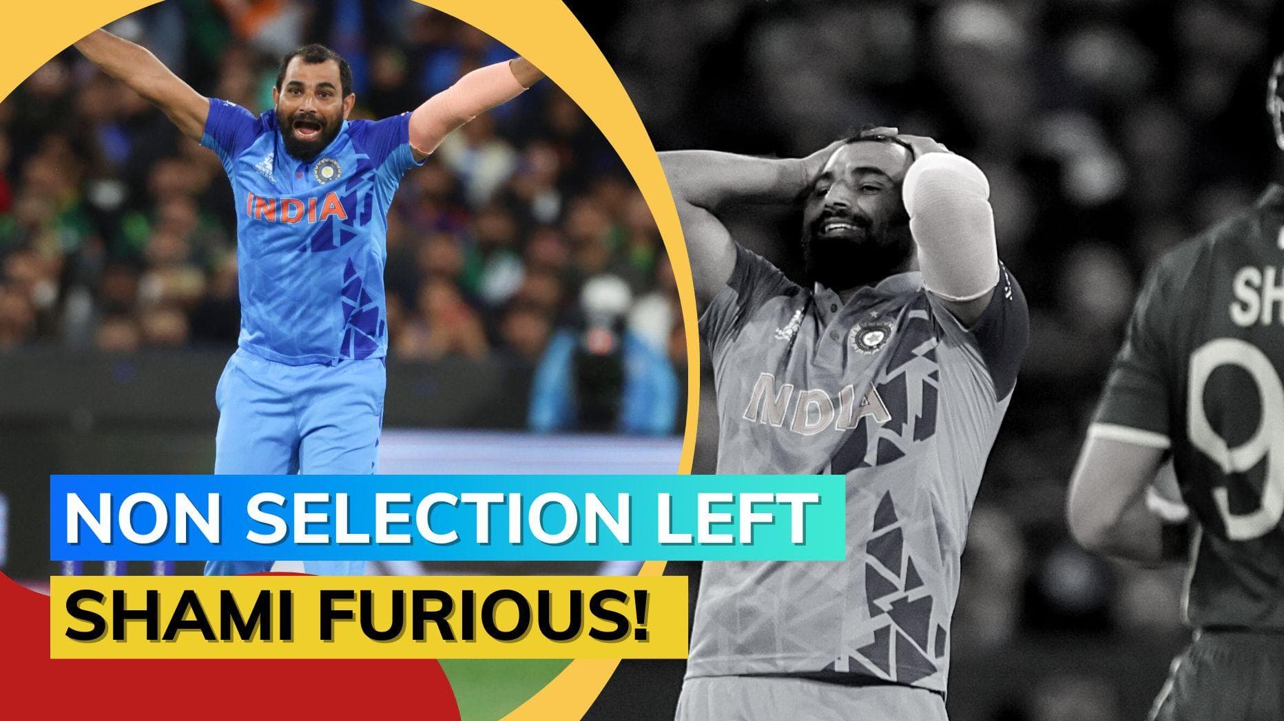 'Bit angry, chose to not express', Shami's reaction on not being selected in initial T20 World Cup squad