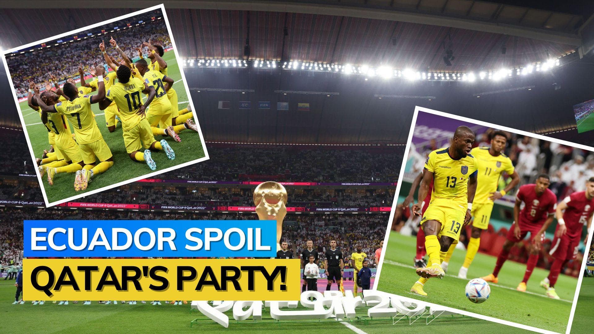 FIFA World Cup 2022 QAT vs ECU: Skipper Valencia inspires Ecuador to 2-0 win against Qatar